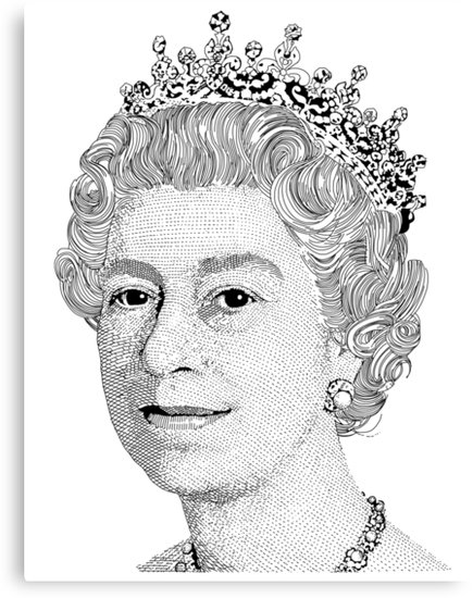 Queen Elizabeth Ii Sketch at PaintingValley.com | Explore collection of ...