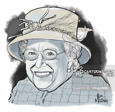 400x387 Queen Elizabeth Cartoons And Comics - Queen Elizabeth Sketch