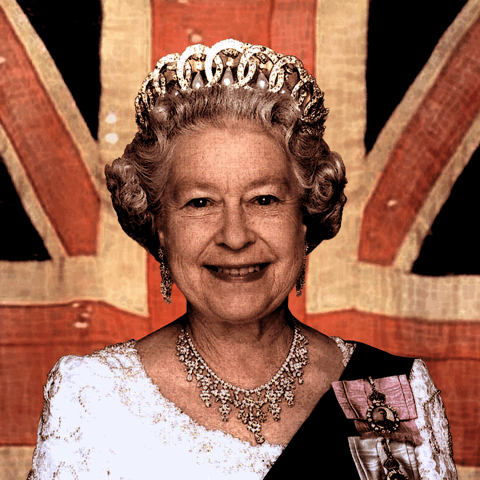 480x480 Queen Elizabeth Sketch Gif - Queen Elizabeth Sketch