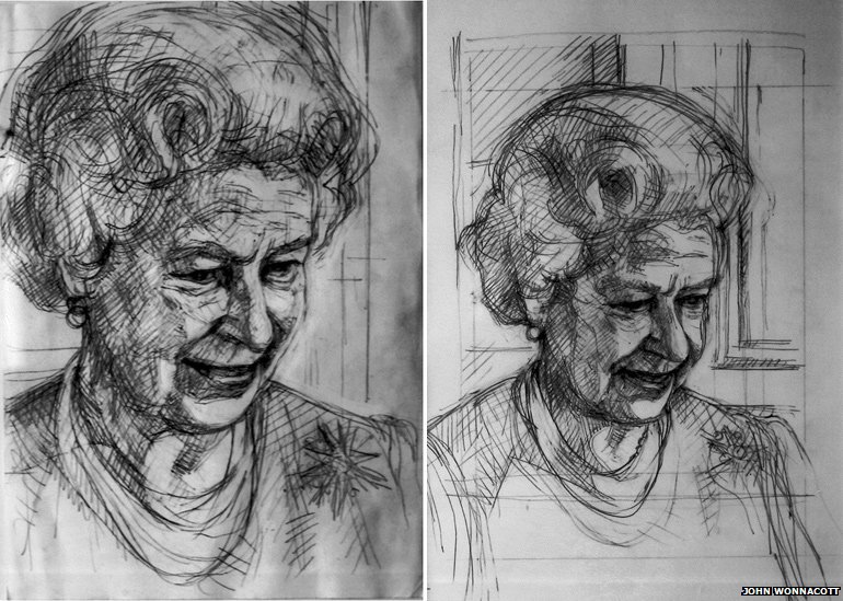 770x549 Bbc News - Queen Elizabeth Sketch