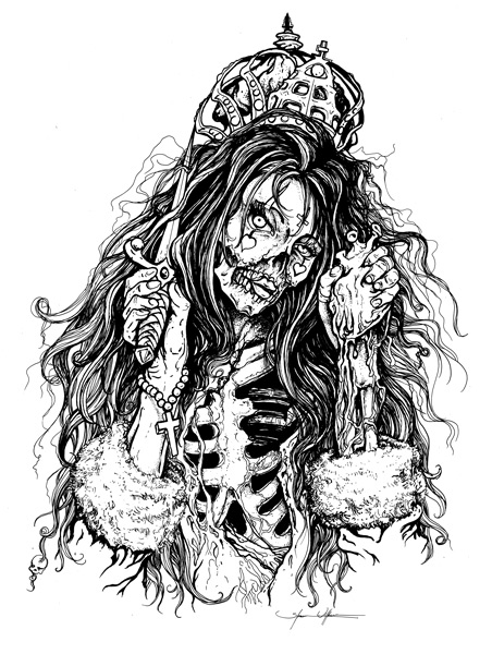 452x600 Shawn Wilken Queen Of Hearts - Queen Of Hearts Sketch