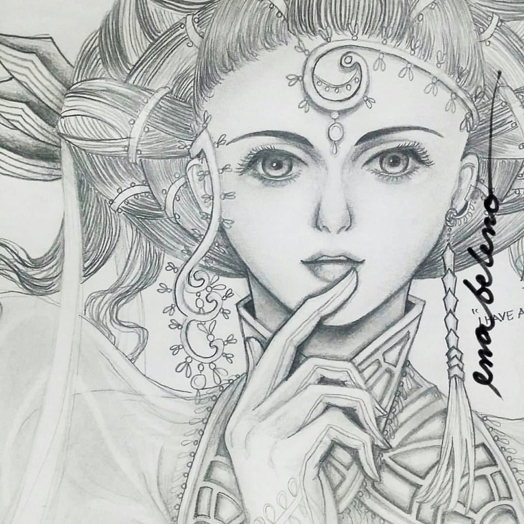 1080x1080 Sketch Queen Ena Beleno - Queen Sketch