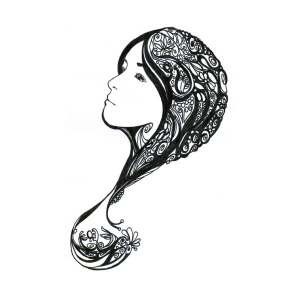 300x300 Question Drawing By Kendrew Black - Question Sketch