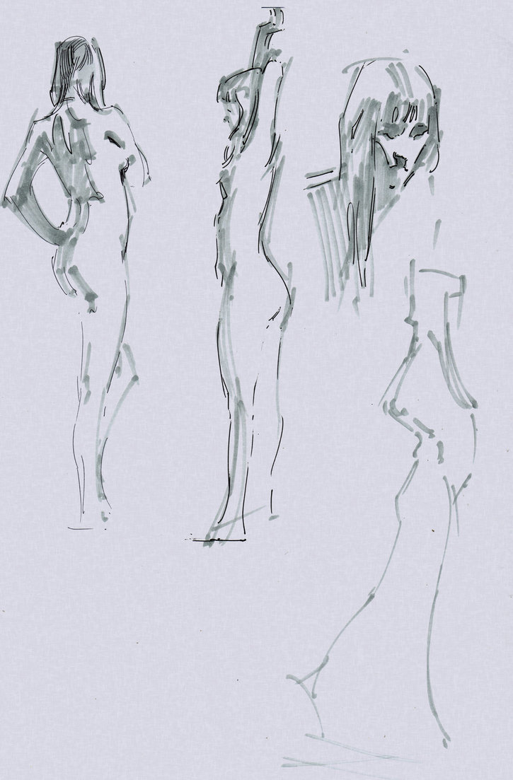 725x1103 Figure Quick Sketch By Funkymonkey1945 - Quick Sketch