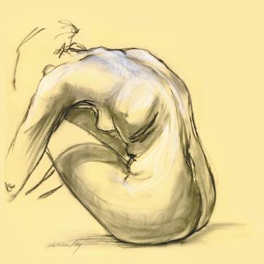 375x375 Quick Sketch Ii, Figure Drawing Drawing By Kathleen Ney Saatchi Art - Quick Sketch