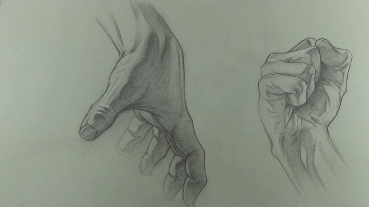 1280x720 Hand Drawing Quick Sketch In Graphite - Quick Sketch Drawing