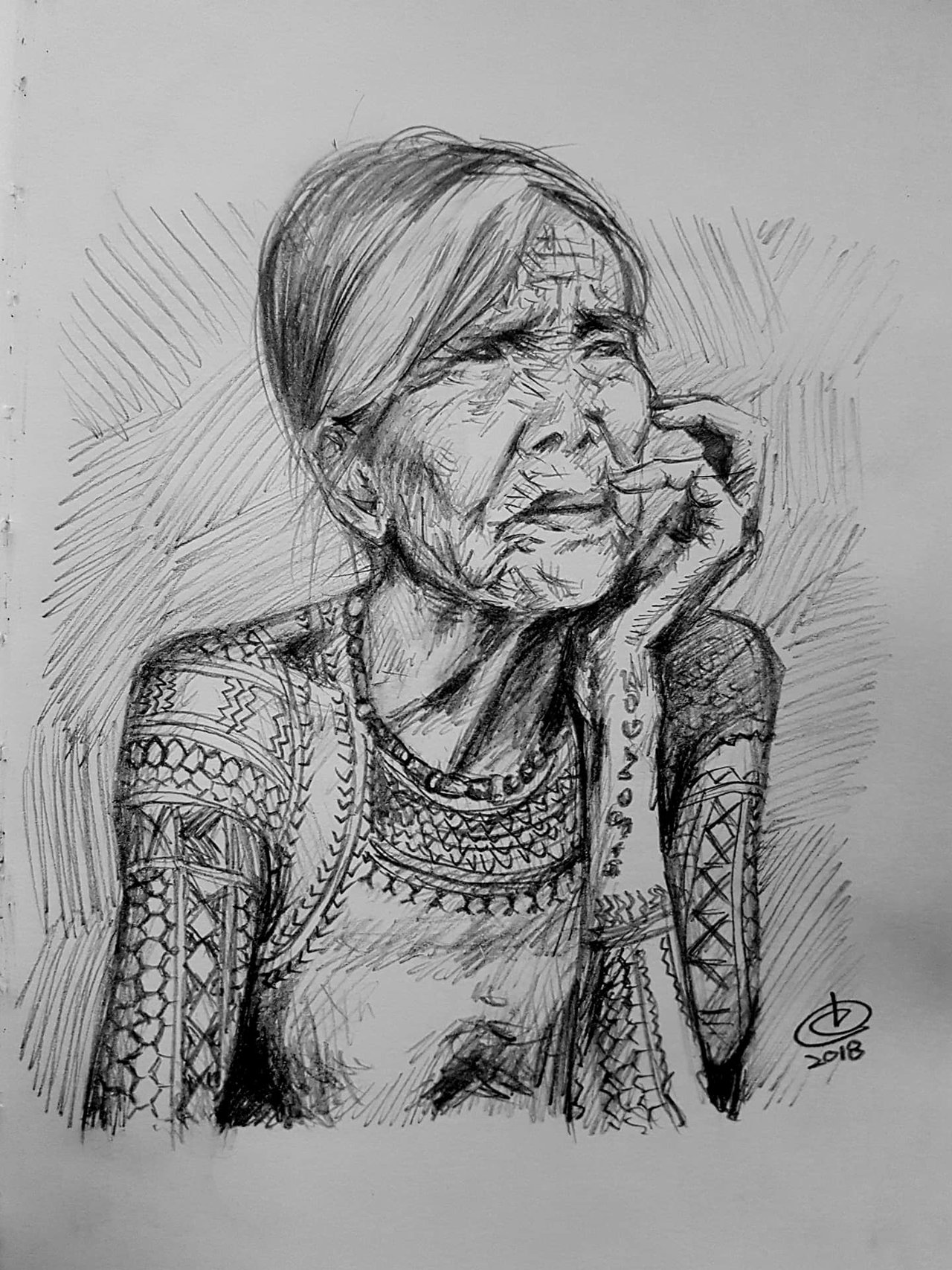 1280x1707 Whang Od Quick Sketch - Quick Sketch Drawing