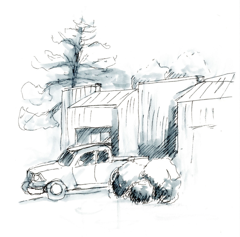 810x800 Drawing Tools For Urban Sketching - Quick Sketch Drawing