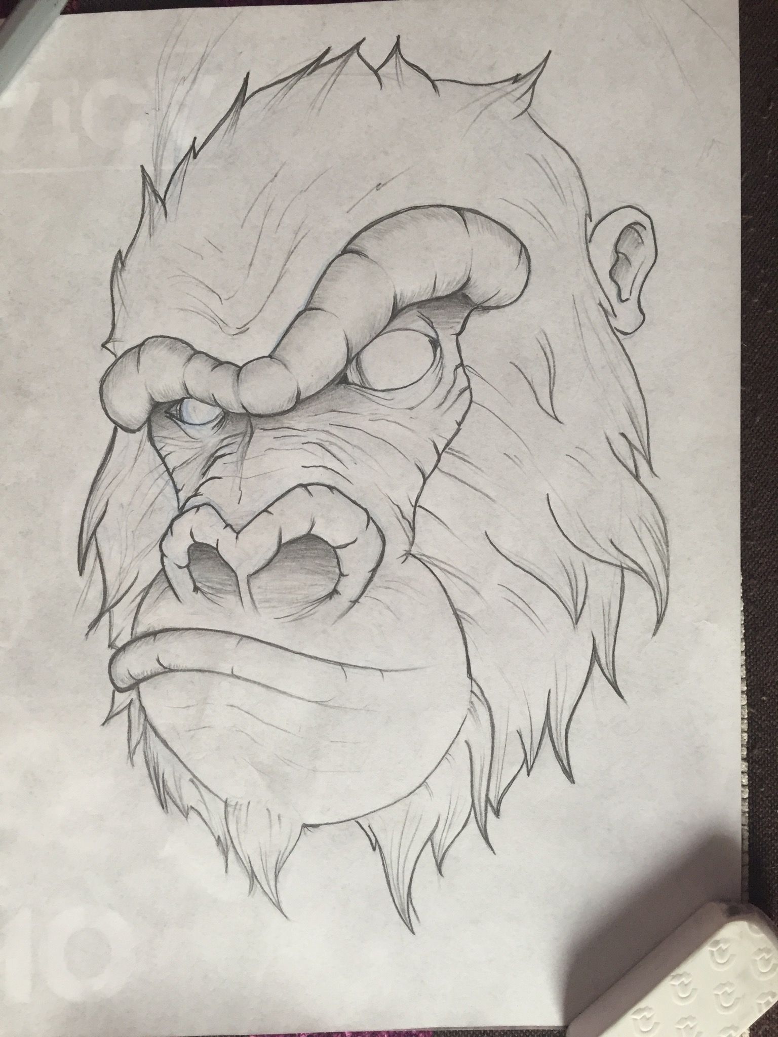 1536x2048 Josezinferno Gorilla!!! Quick Sketch!! Enjoy It!! - Quick Sketch Ideas