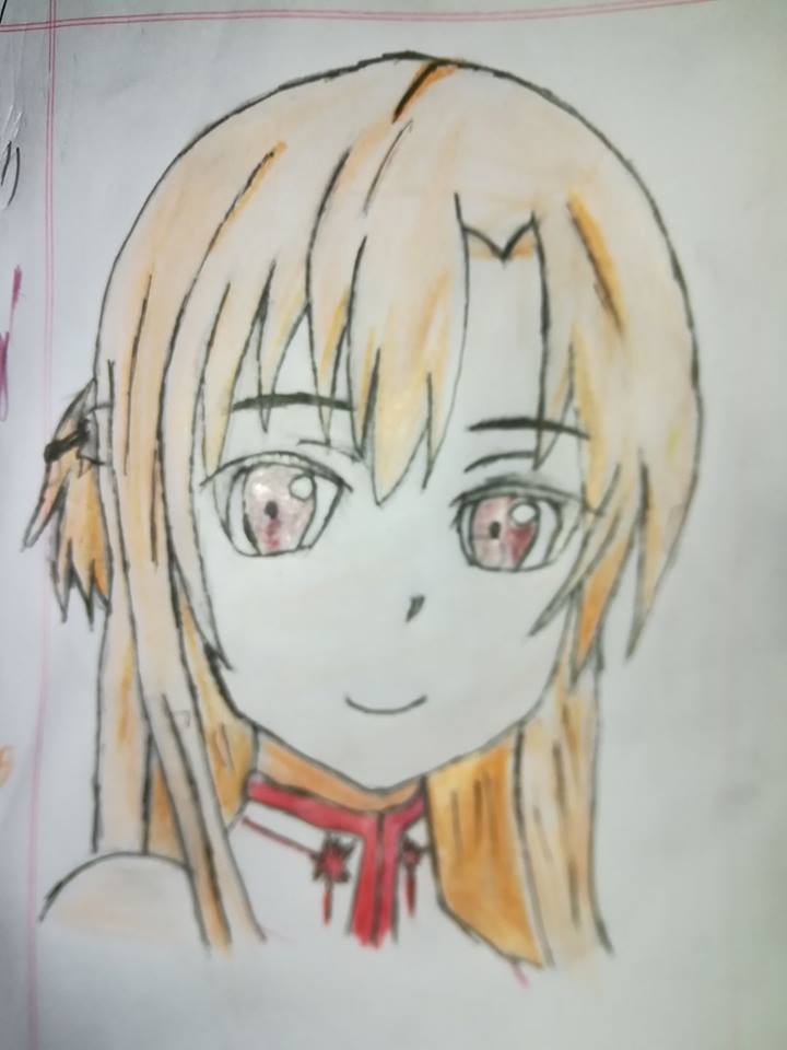 720x960 My Quick Sketch Of Asuna From Sword Art Online Please Follow Me - Quick Sketch Online