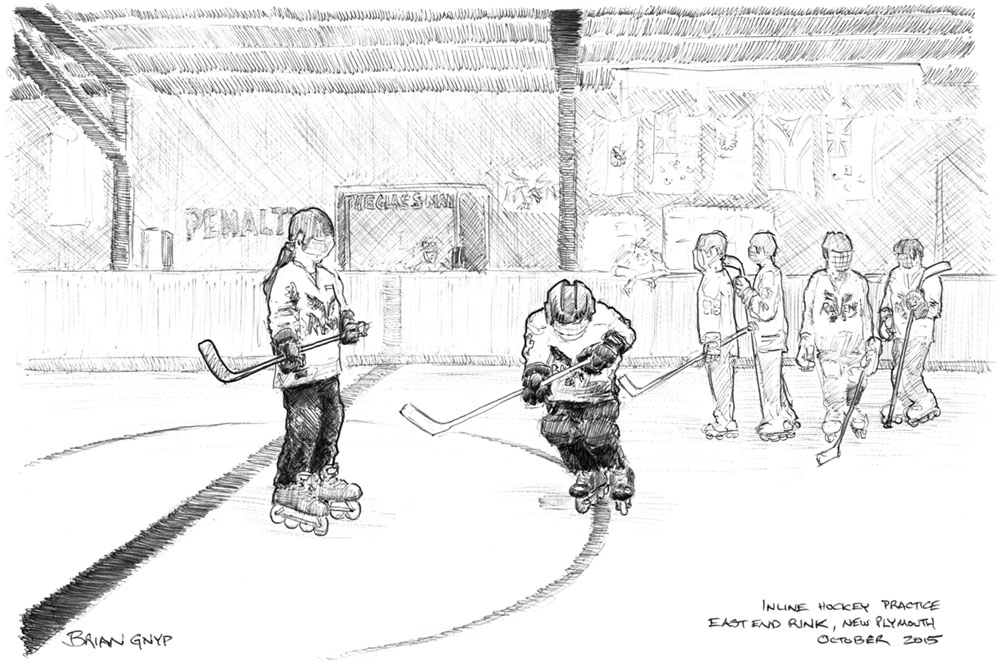 1000x664 The Taranaki Sketchers Hockey Practice - Quick Sketch Practice