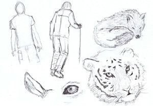 300x209 Quick Sketches. Drawing Lessons Sketching - Quick Sketch Techniques