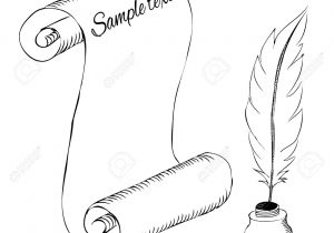 300x210 Paper For Pen And Ink Drawing Quill Pen Drawing At Getdrawings - Quill Sketch