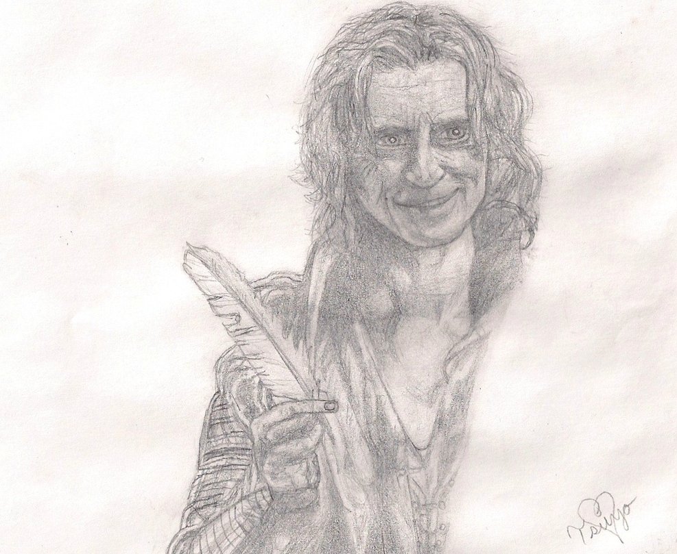 987x809 What A Lovely Quill - Quill Sketch