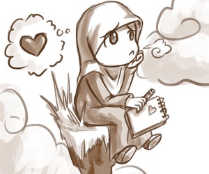 300x250 Image About Girl In Sketches By Rozhan On We Heart It - Quran Sketch