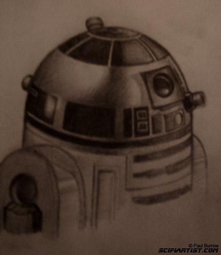 433x500 R2d2 Sketch - R2d2 Sketch