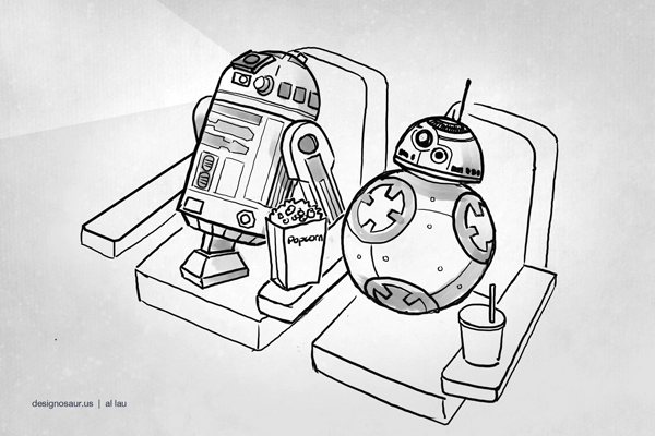 600x400 Sketch Episode 8 Blog.designosaur.us - R2d2 Sketch