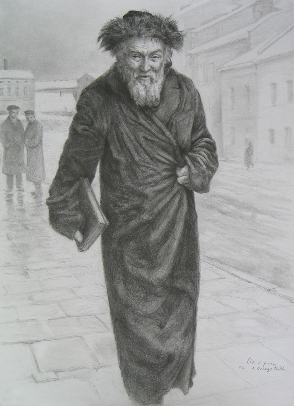596x823 Rabbi - Rabbi Sketch