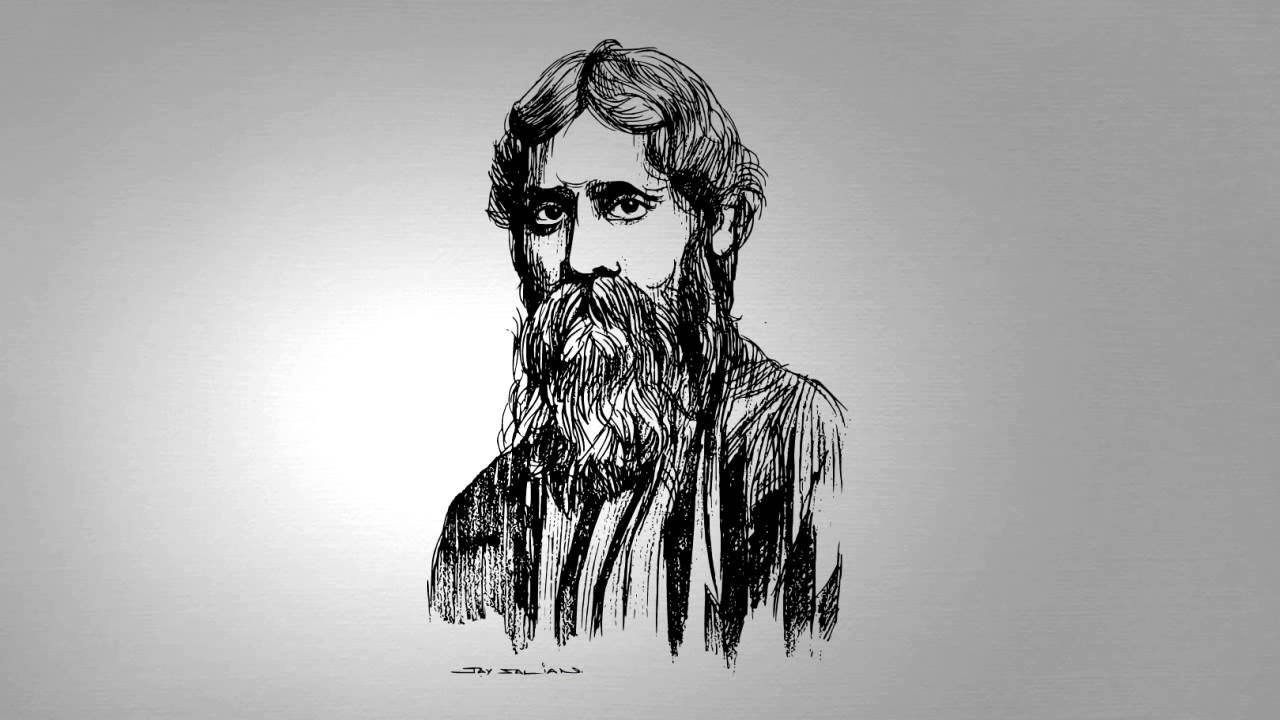 1280x720 Rabindranath Tagore - Rabindranath Tagore Sketch
