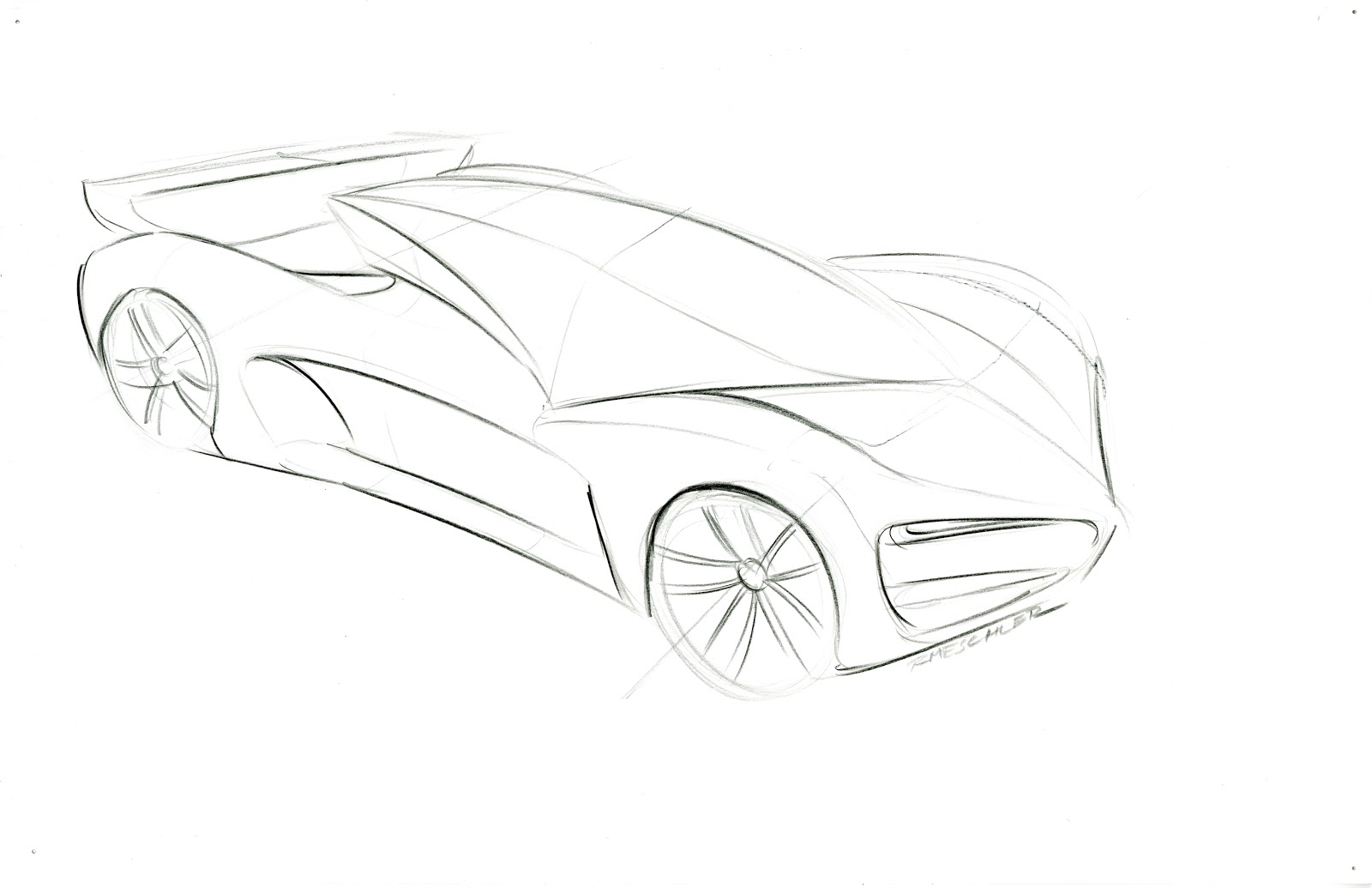 1600x1035 Rmeschler Race Car Sketches - Race Car Sketch