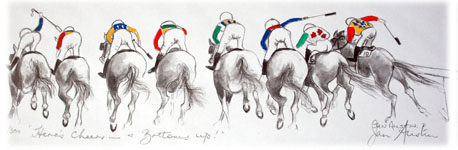 458x150 Inland By Hand - Race Horse Sketches