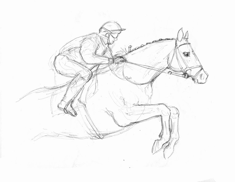 765x593 Amy Holliday Illustration Sketchbook Horses And Horse Racing - Race Horse Sketches