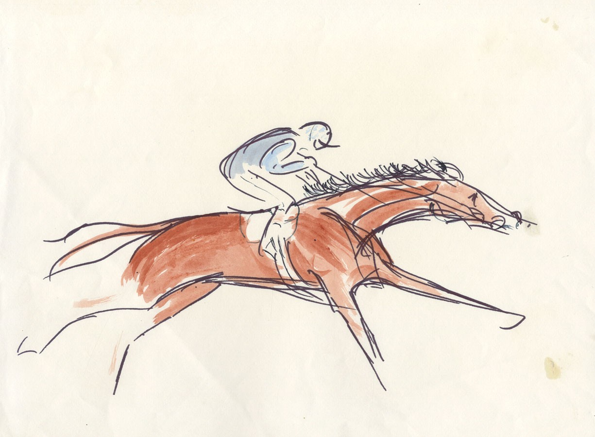 1225x900 Marigold Armitage - Racehorse Sketch