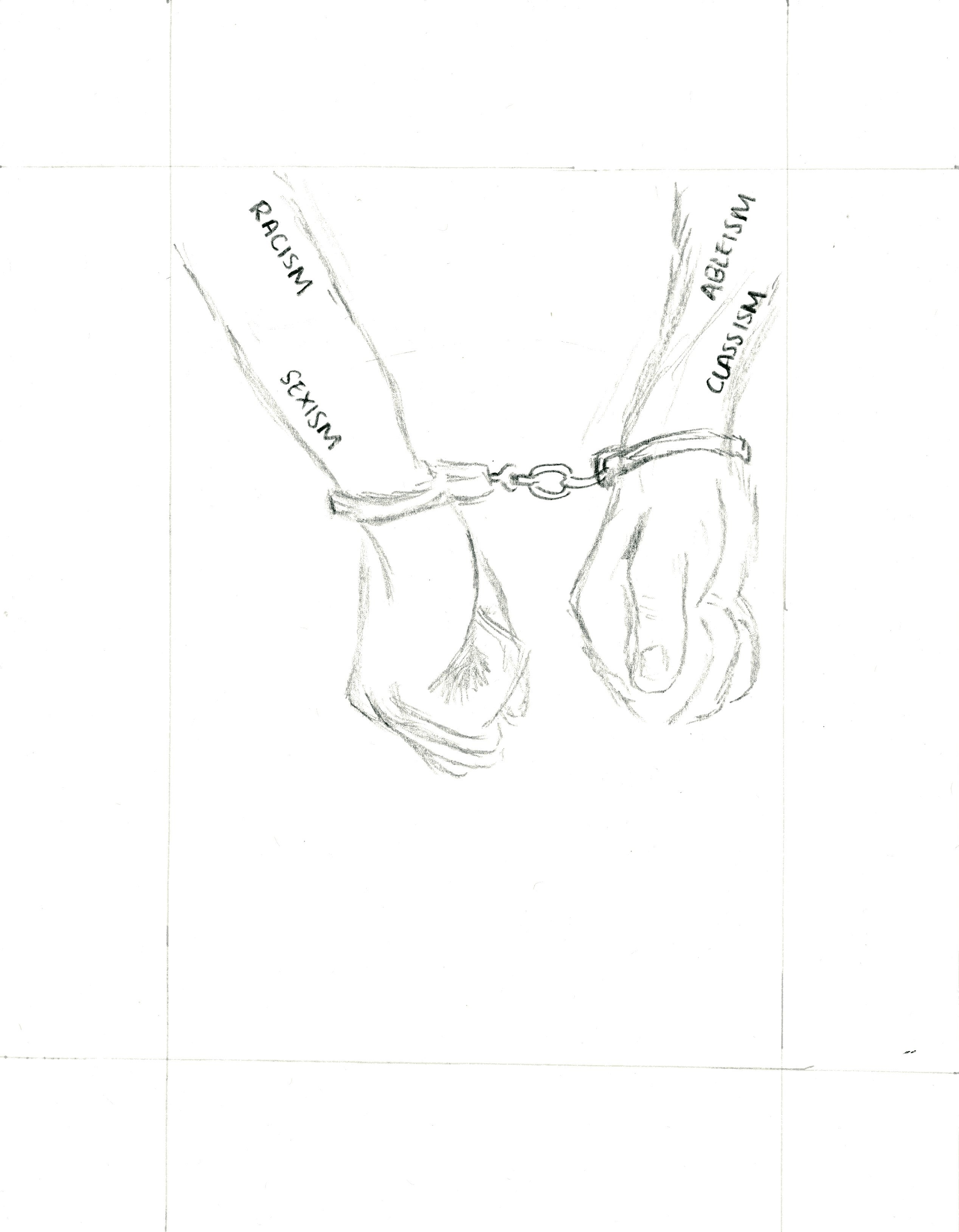 2536x3256 Racism, Sexism, Ableism, Classism Neurodiversity And Inclusion - Racism Sketch