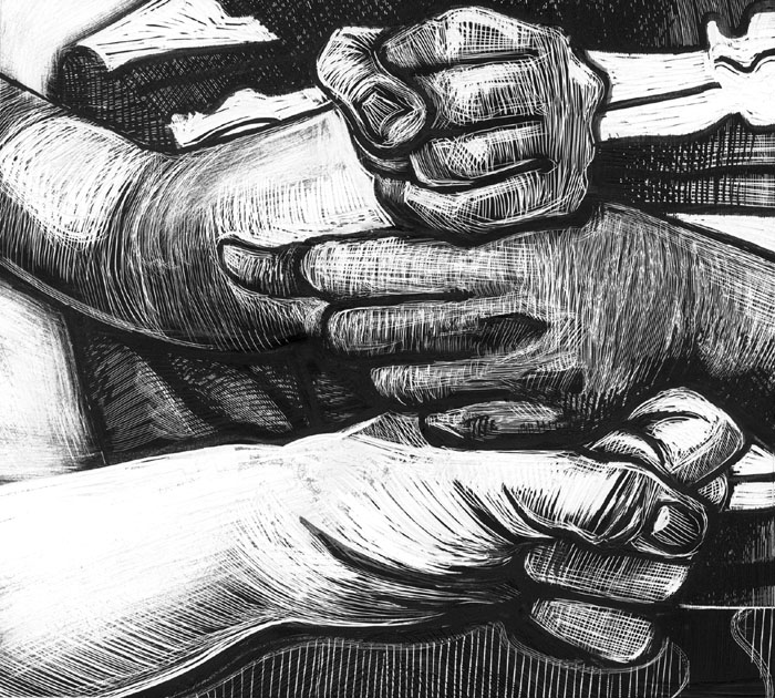 700x630 Solid Ground Supports Teaching Youth About Racism And Social Justice! - Racism Sketch