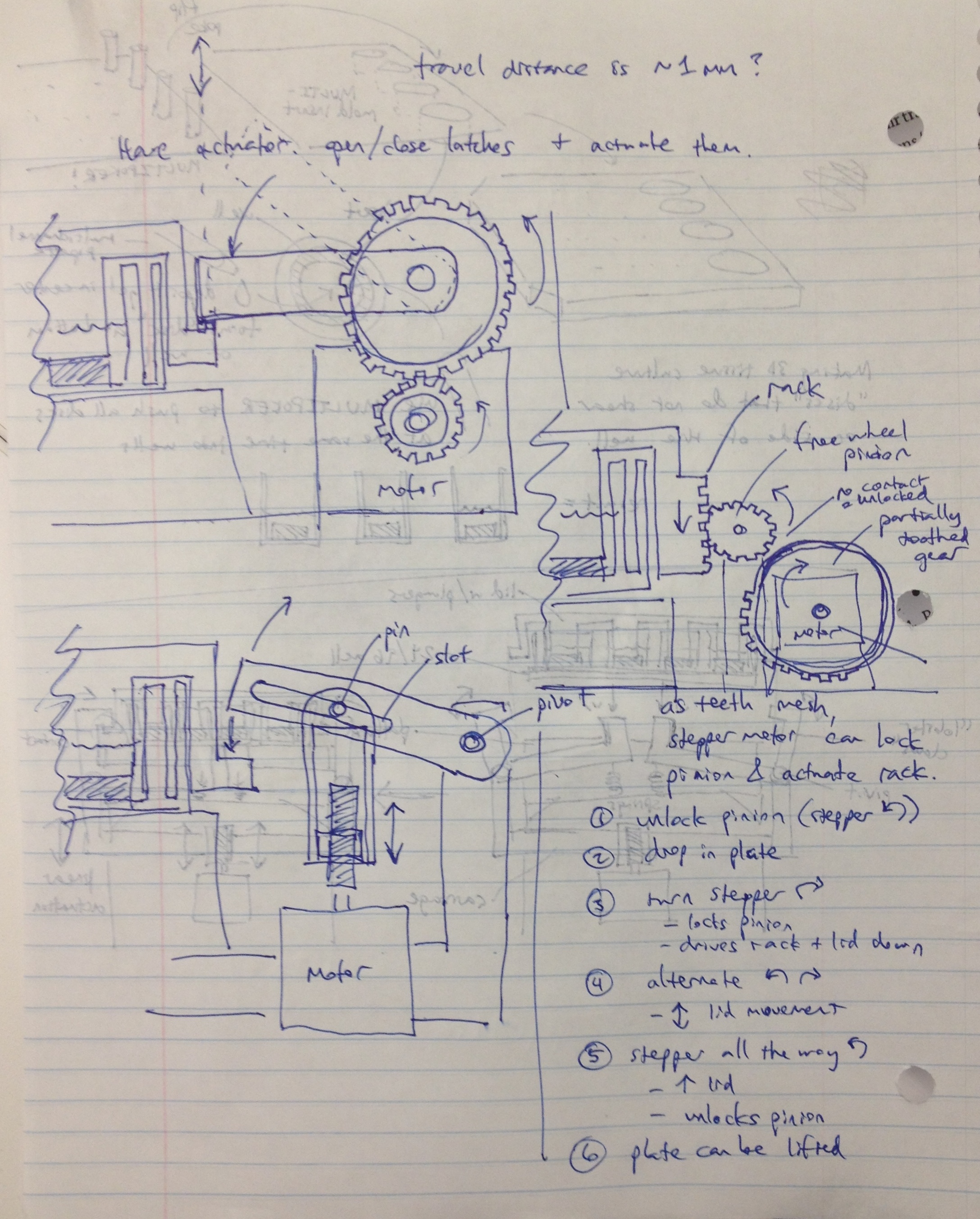2175x2704 Initial Design Decisions And Sketches - Rack Sketch