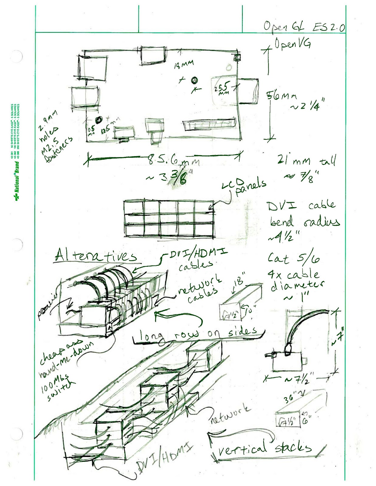 1237x1600 Sdsc Sandbox Raspberry Pi Cluster Rack Sketch - Rack Sketch
