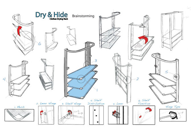 670x470 Erica Struemph Industrial Design Sketches - Rack Sketch