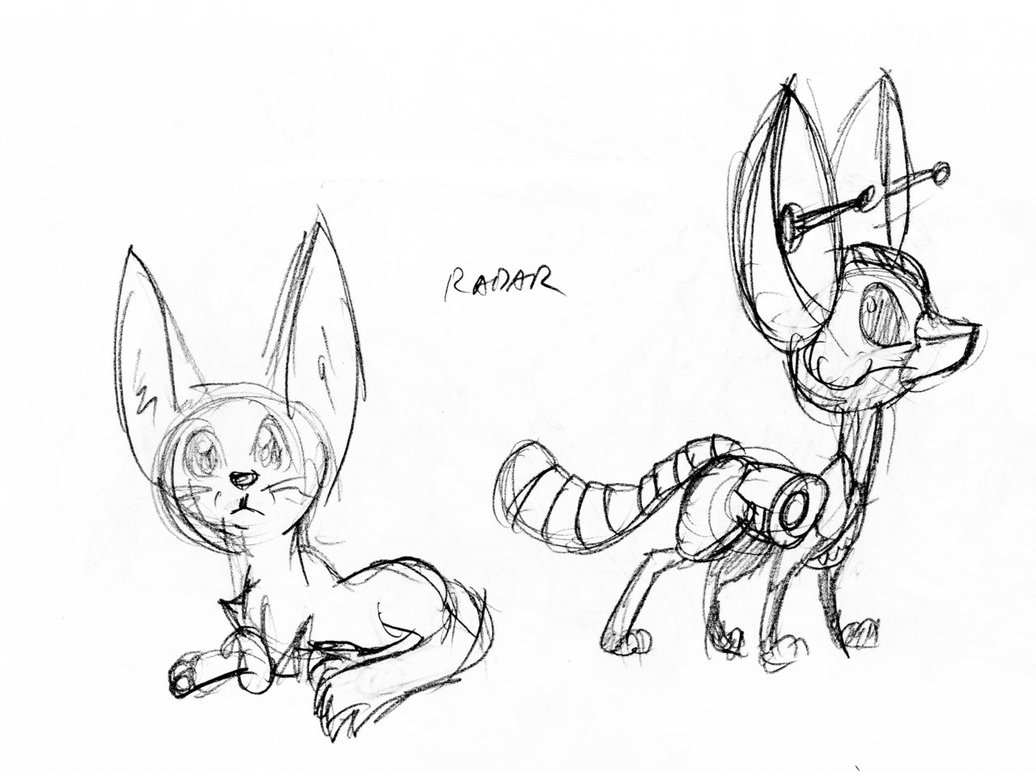 1036x771 Radar Sketch By Inspectornills - Radar Sketch