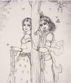 236x274 Radha Krishna Drawing,sketches And Paintings. In 2018 - Radha Krishna Sketch