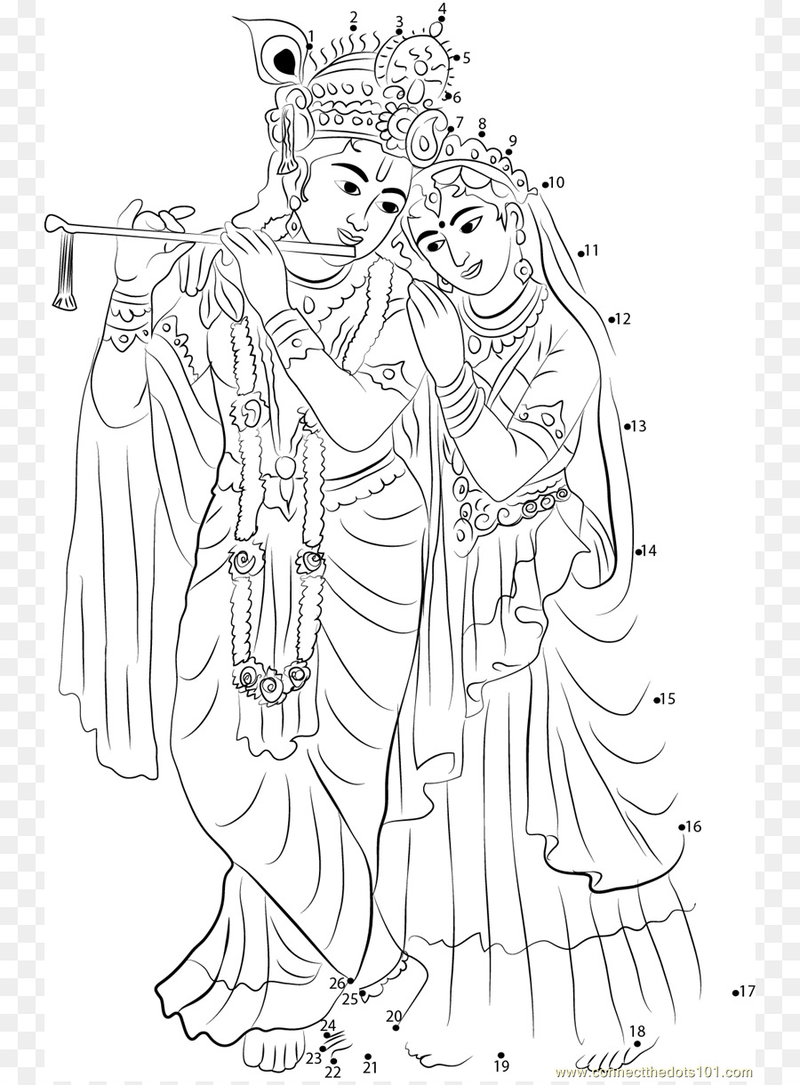 900x1220 Krishna Janmashtami Radha Krishna Drawing - Radha Krishna Sketch
