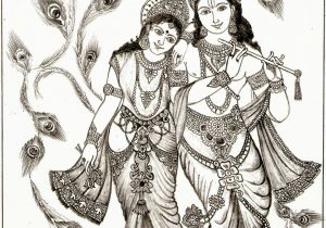 300x210 Radhe Krishna Pencil Art Sketch Art By Rituraj Rajoriya Radha - Radhe Krishna Sketch