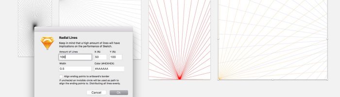 700x200 Radial Lines Sketch App Rocks! - Radial Sketch