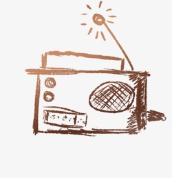 250x258 Radio, Radio Clipart, Sketch, Pencil Drawing Png Image And Clipart - Radio Sketch