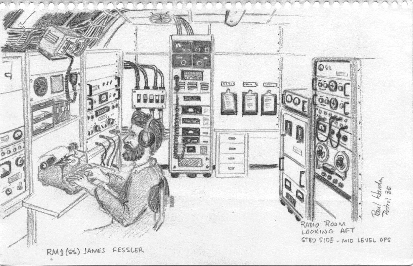 1400x902 Tour Of The Radio Room - Radio Sketch