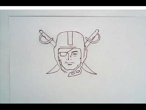 480x360 Oakland Raiders Logo Drawing - Raiders Sketch