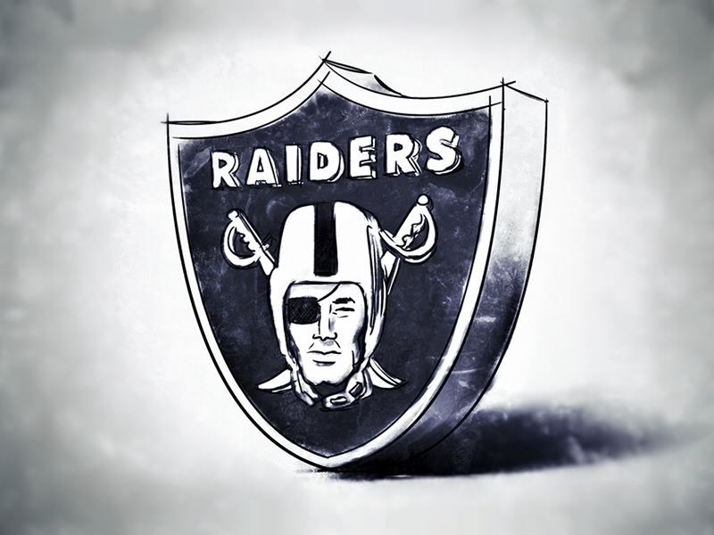 800x600 Raider Shield Sketch By Jivaldi - Raiders Sketch