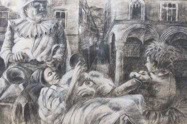 375x249 Saatchi Art Raiders Drawing By Yulia Gasio - Raiders Sketch