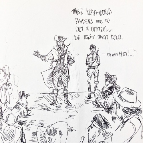 500x500 Nuka World Raiders Tumblr - Raiders Sketch