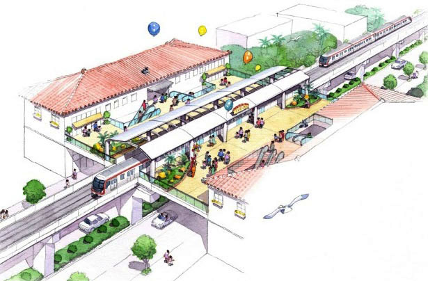 615x404 Okinawa Set To Launch First Railway Project To Ease Chronic - Railway Sketch