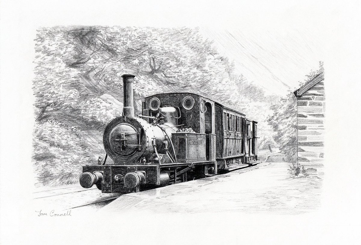 1200x813 Tom Connell On Twitter One Of My Old Pencil Drawings, This One - Railway Sketch