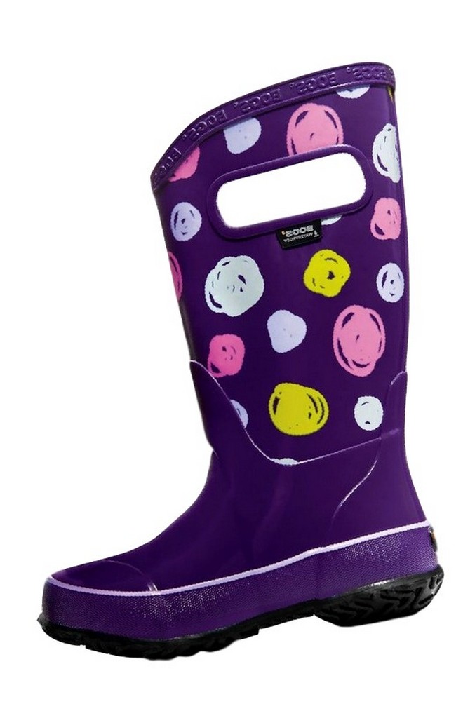 650x1024 Bogs Muck Boots Kids Rain Boot Sketch Dot Waterproof Rubber 72089 - Rain Boots Sketch