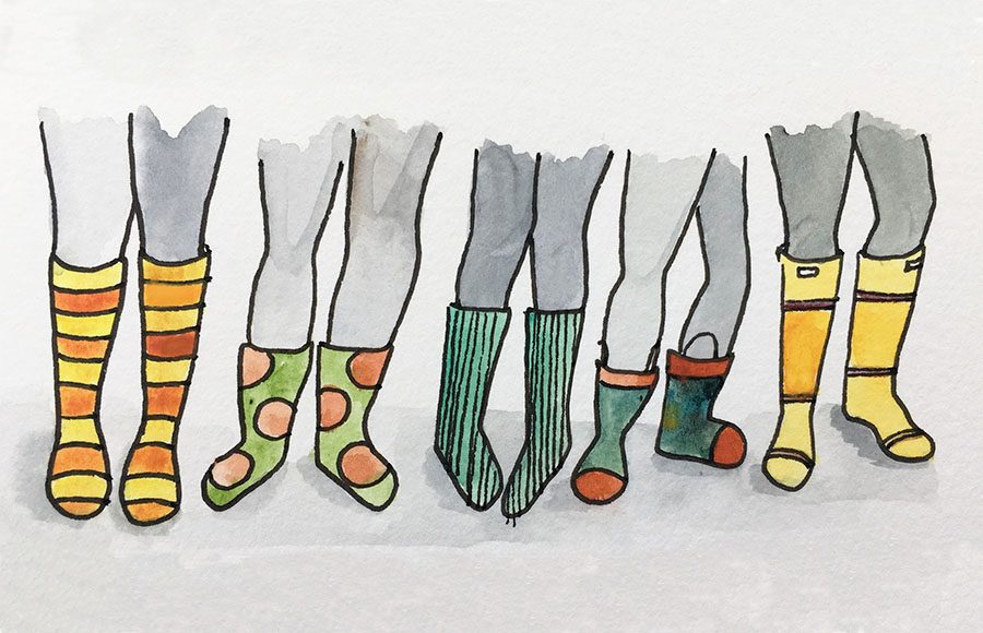 900x580 What Your Rain Boots Reveal About Your Relationship Status - Rain Boots Sketch