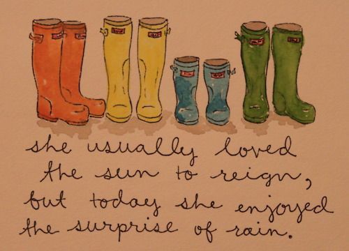 500x360 Rain Boots Sketch Sketch Rain, Rainy Days And Quotes - Rain Boots Sketch