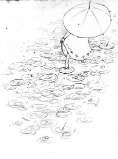 236x317 The 75 Best Pitter Patter... Images In The Rain - Rain Drop Sketch