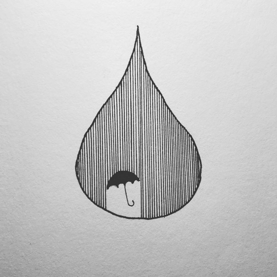 899x899 Raindropdrawing - Rain Drop Sketch